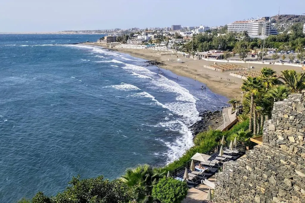 Tranquilo Apartamento En San Agustin 1 Dormitorio Cama Doble Y Salon Con Sofas Camas Maspalomas  Spanien